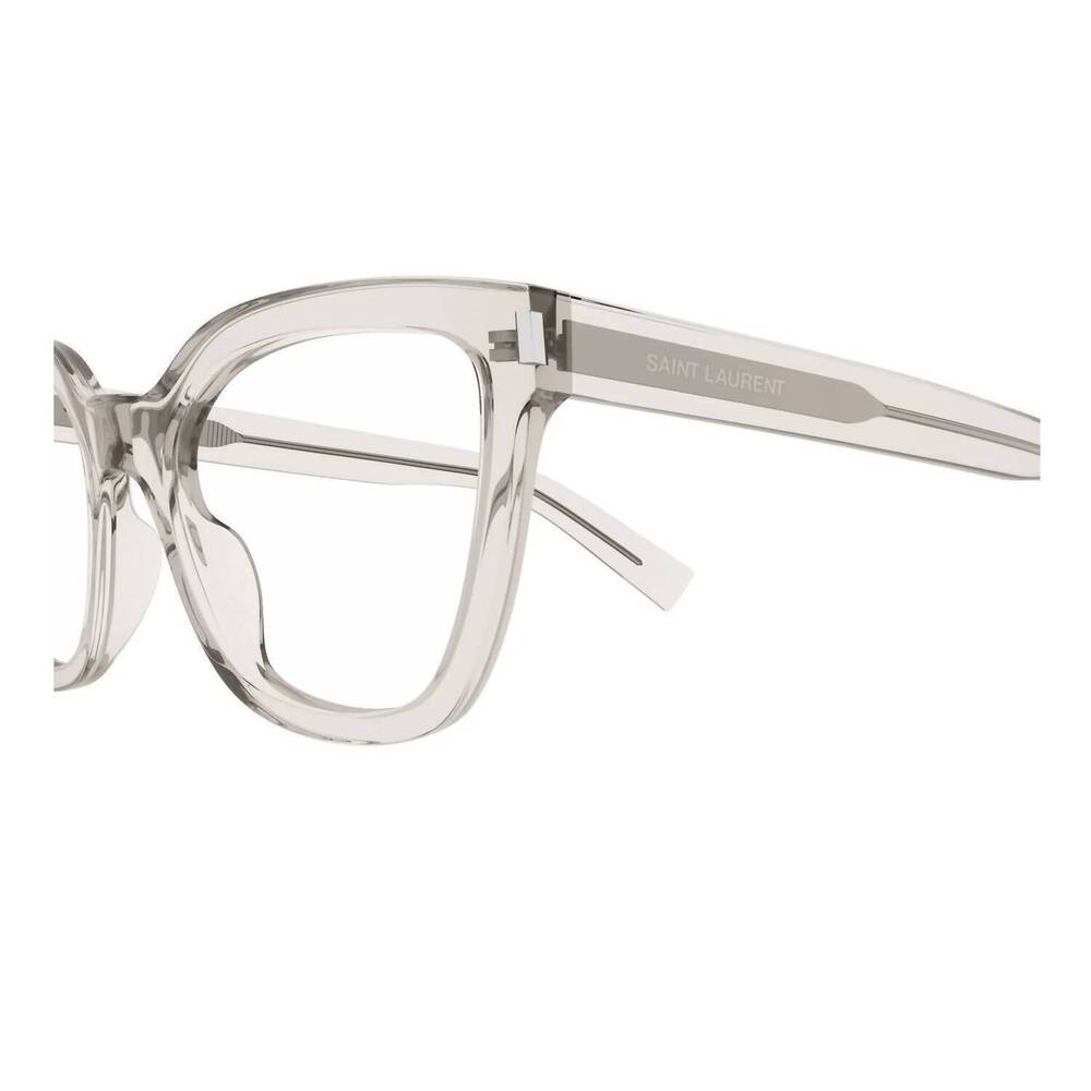 NEW SAINT LAURENT women's sl748 square eyeglasses in clear - Picture 3 of 3